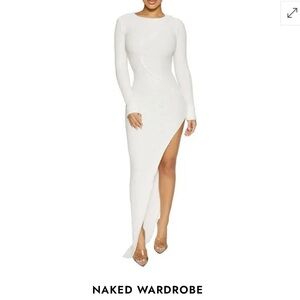 Naked Wardrobe White Dress